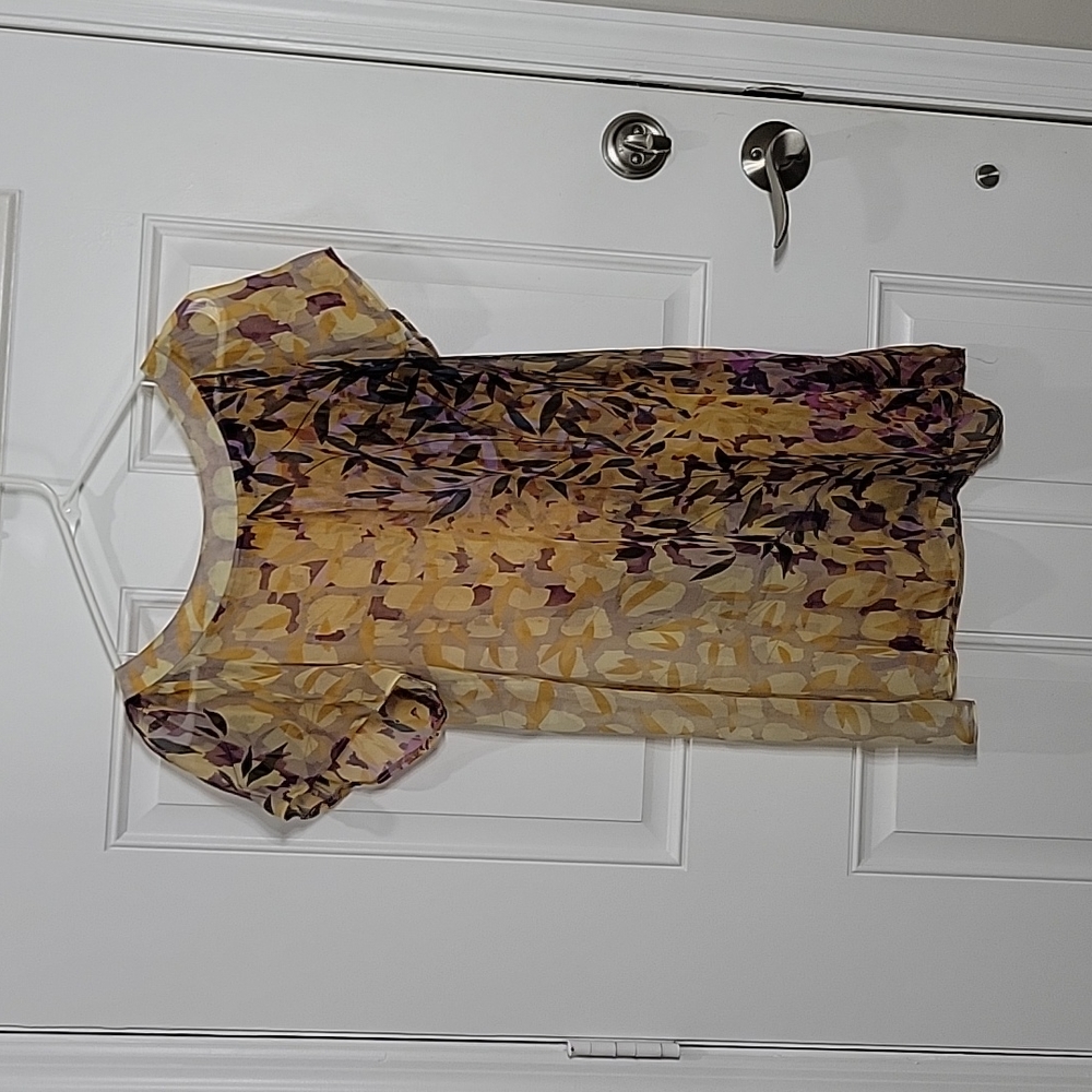 M&S Autograph 100% Silk Tunic Size UK14/US10